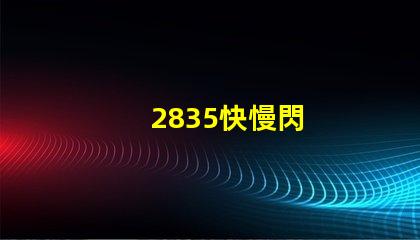 2835快慢閃