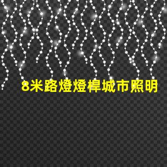 8米路燈燈桿城市照明解決方案的關鍵選擇