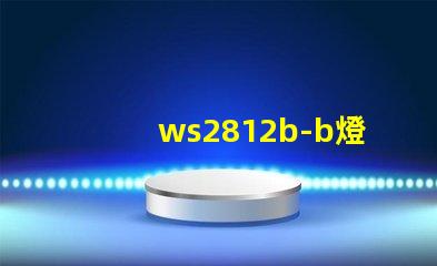 ws2812b-b燈珠