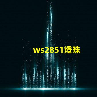 ws2851燈珠