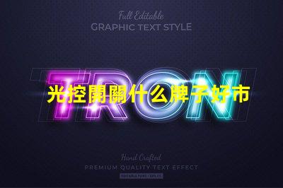 光控開關什么牌子好市場上最受歡迎的光控開關品牌推薦