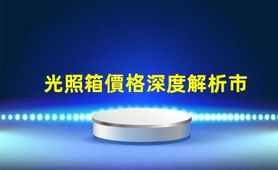 光照箱價格深度解析市場價與性價比