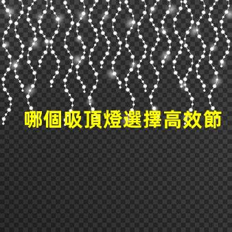 哪個吸頂燈選擇高效節能的完美照明解決方案