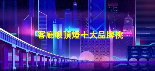 客廳吸頂燈十大品牌挑選優(yōu)質(zhì)品牌的實用指南