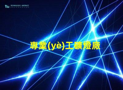 專業(yè)工礦燈廠家探索高效照明解決方案的先鋒