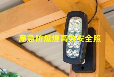 應急防爆燈高效安全照明解決方案揭秘