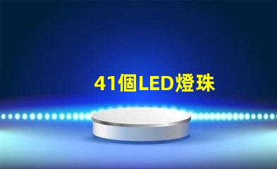 41個LED燈珠
