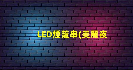 LED燈籠串(美麗夜景裝飾)