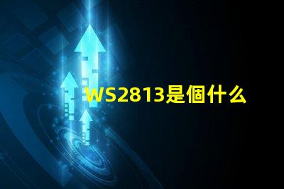 WS2813是個什么玩意？