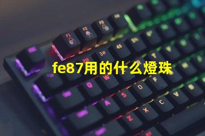 fe87用的什么燈珠