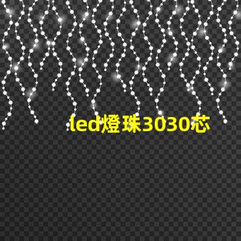 led燈珠3030芯片