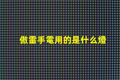 傲雷手電用的是什么燈珠