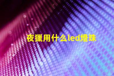 夜獵用什么led燈珠好