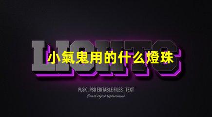 小氣鬼用的什么燈珠