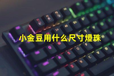 小金豆用什么尺寸燈珠