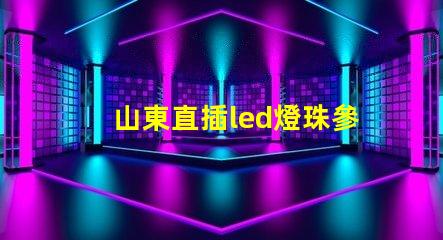 山東直插led燈珠參數