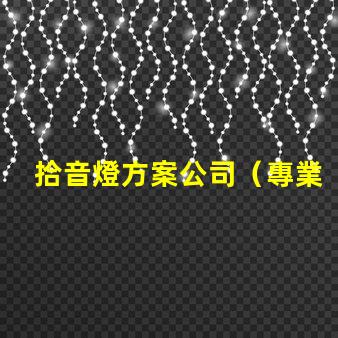拾音燈方案公司（專業定制燈光方案）