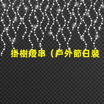 掛樹燈串（戶外節日裝飾）