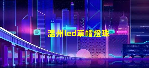 溫州led草帽燈珠