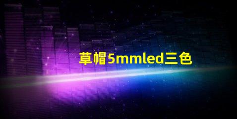 草帽5mmled三色四腳燈珠跟rgb控制器的連接方法，兩者怎樣連接LED燈珠才能達到變化七彩顏色