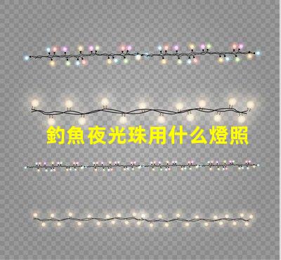 釣魚夜光珠用什么燈照