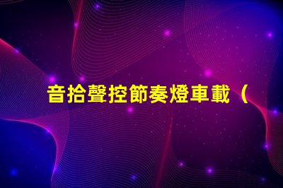 音拾聲控節奏燈車載（車載音控燈帶,打造個性車內氛圍）