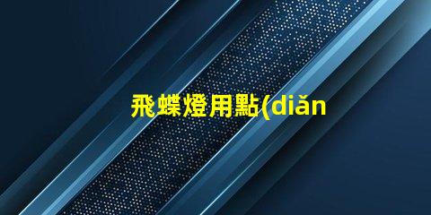 飛蝶燈用點(diǎn)什么燈珠做
